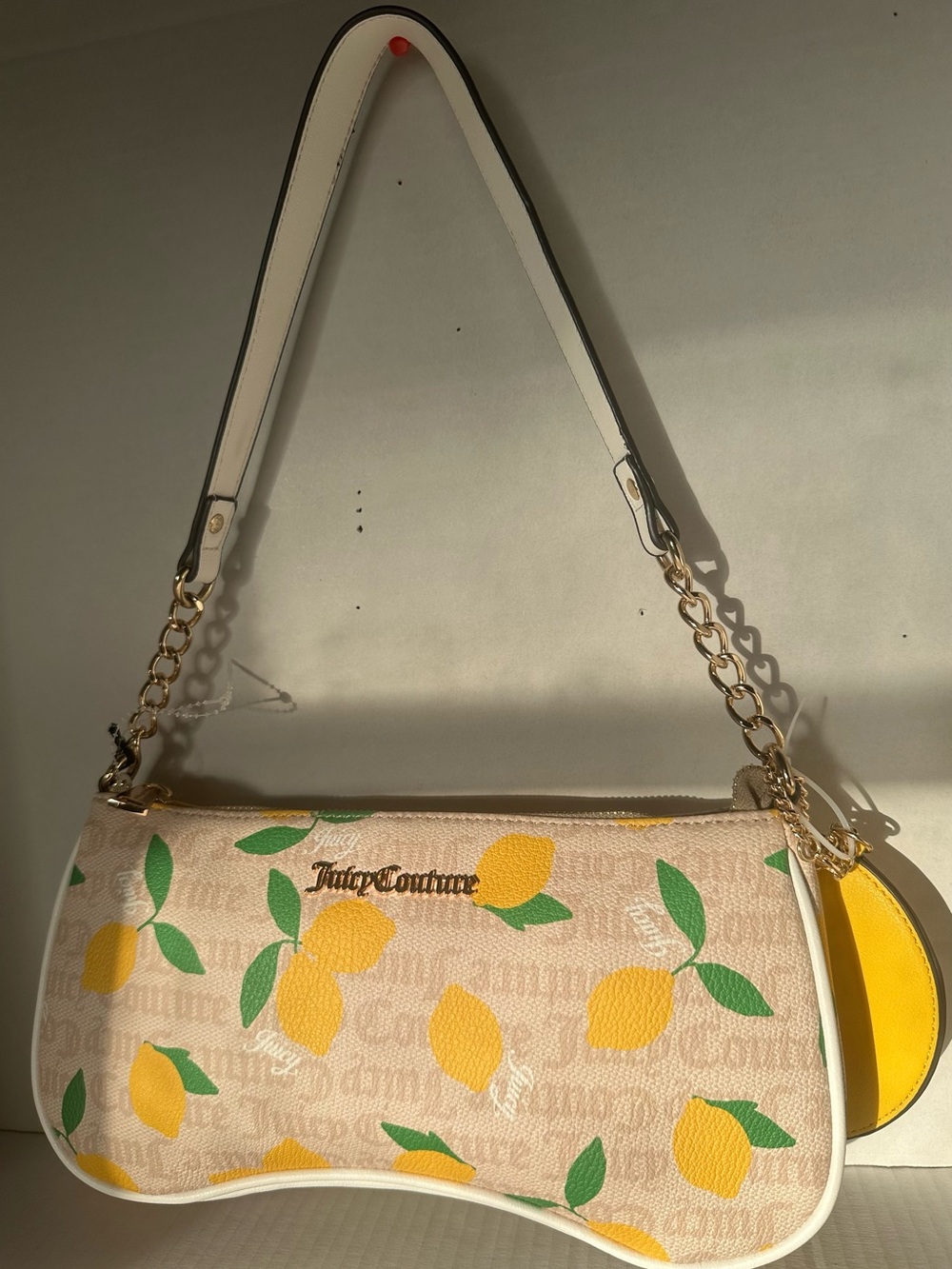 🍋 NWT Juicy Couture Fruitful Lemon Print Shoulder Bag & Coin Purse – Y2K Vibe! - Picture 2 of 16